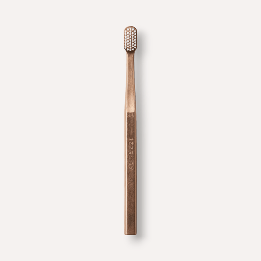AUREZZI Toothbrush Rose/White 18K Rose Gold Plated