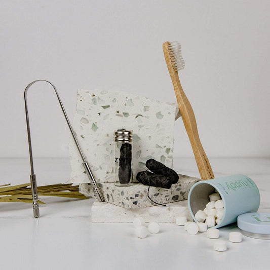 Zero Waste Store Huppy Toothpaste Tablets Zero Waste Fresh Mouth Kit